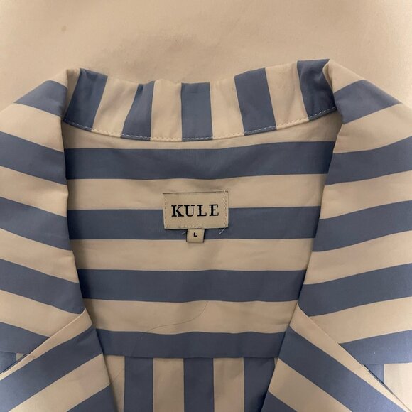Kule Striped Button-Down Top - Picture 3 of 5